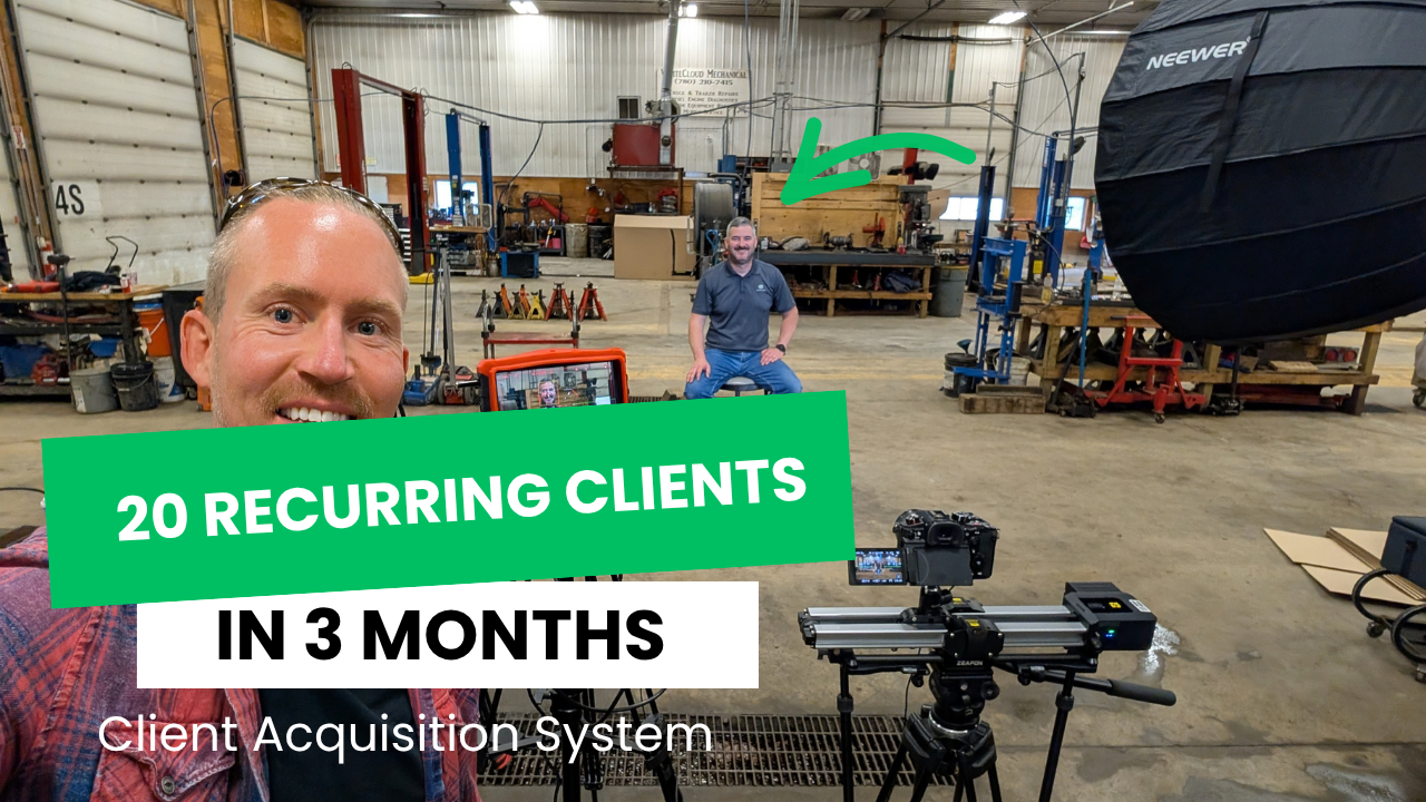 Video production - Client Acquisition System - Alberta